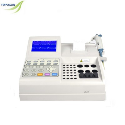 4 Channel Semi-Auto Blood Coagulation Analyzer TPS-CA54, Clinical Coagulometer