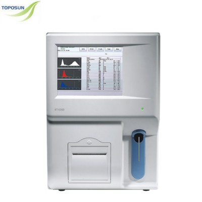 Clinical TPS-KT6300A Fully Automatic Hematology Analyzer, 60 samples per hour, impedance for WBC, RBC, PLT counting